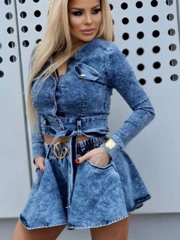 Rifľové  kraťasy Fashion