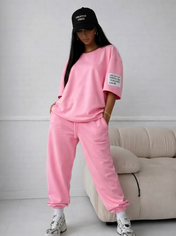 Ružová tepáková súprava