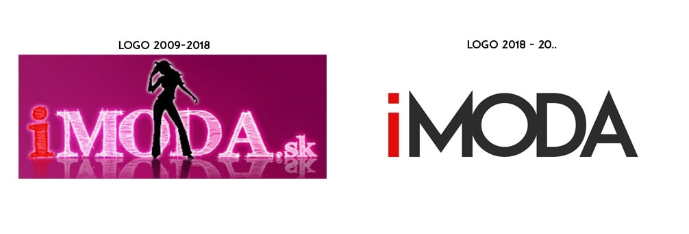 Staré a nové logo i-moda.sk