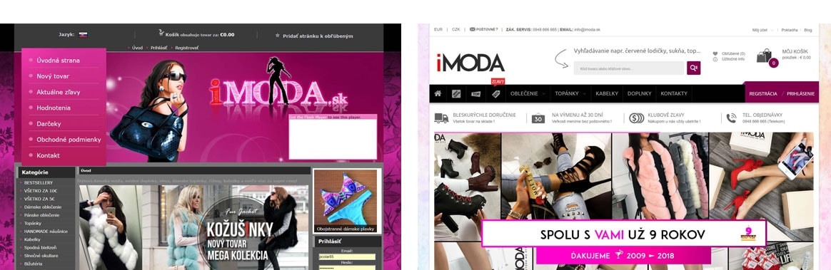 Nový i moda web !